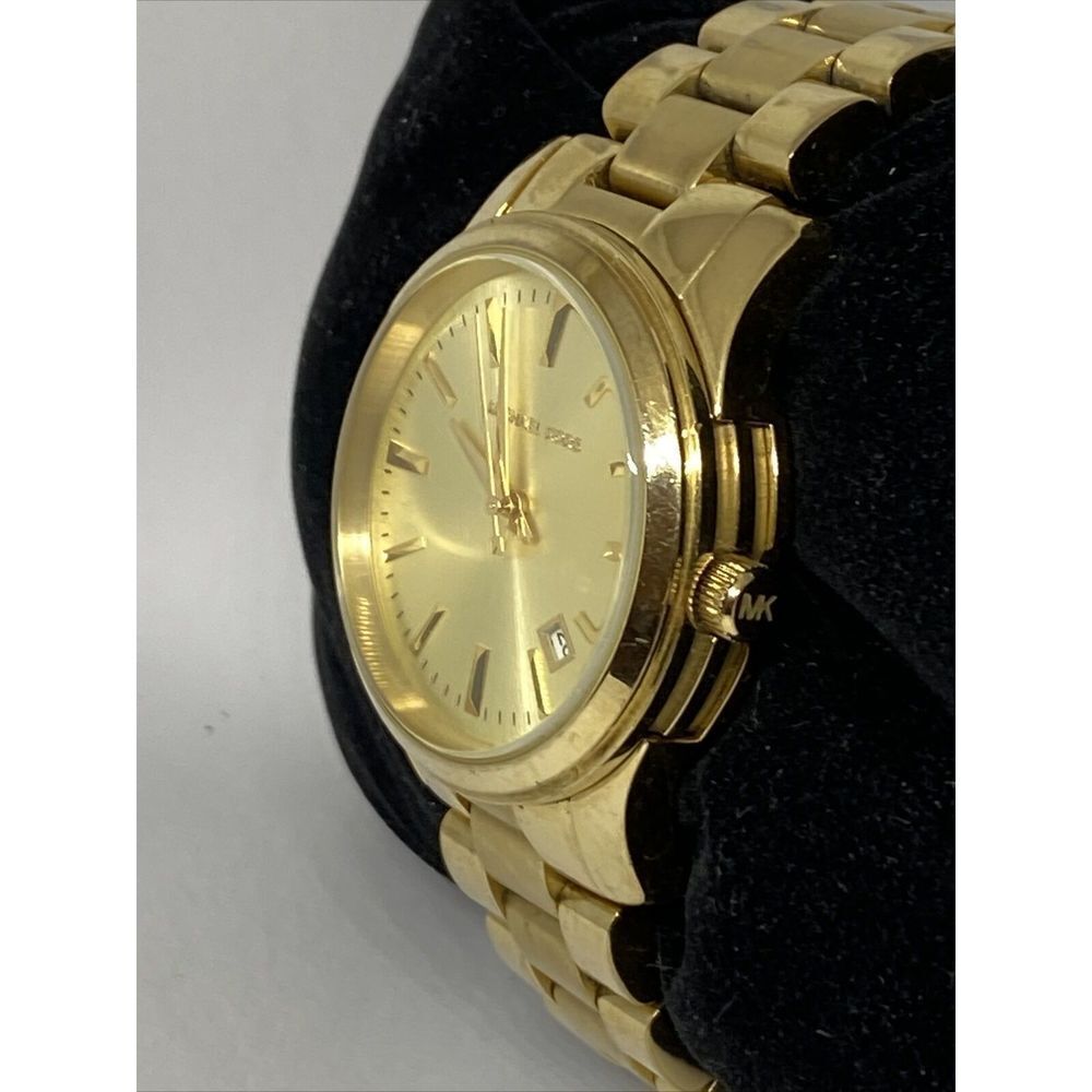 Michael Kors MK5160 Women's Gold Stainless Steel Analog Dial Quartz Watch JK406 - Picture 4 of 12